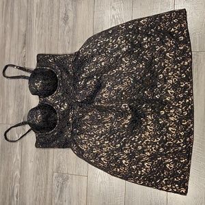 EUC Moda International Women's sz 12 built-in underwire bra mini Dress